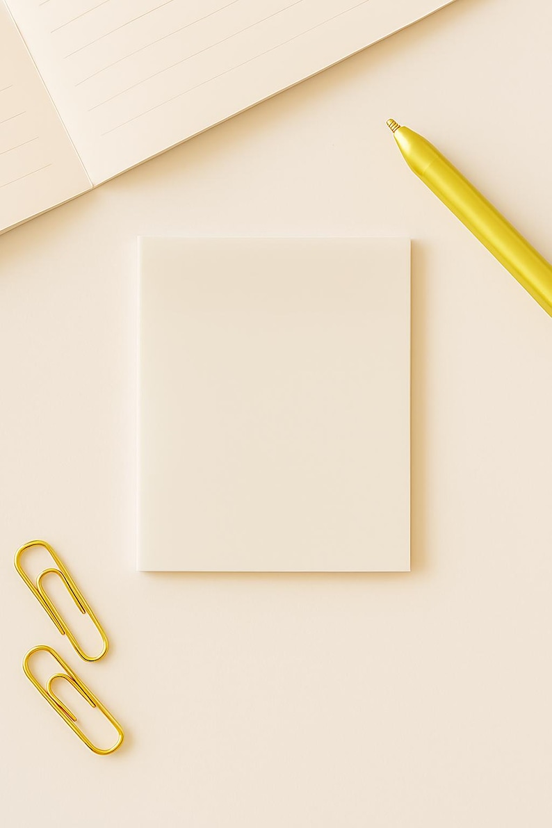 Clear Sticky Notes | Transparent Memo Pads for Studying, Journaling Large Rectangle