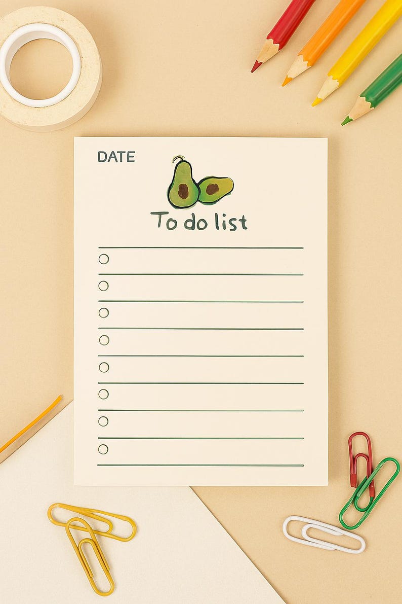 Kawaii Fruit Sticky Notes: Planner Memo Pad (50 Sheets) - Etsy
