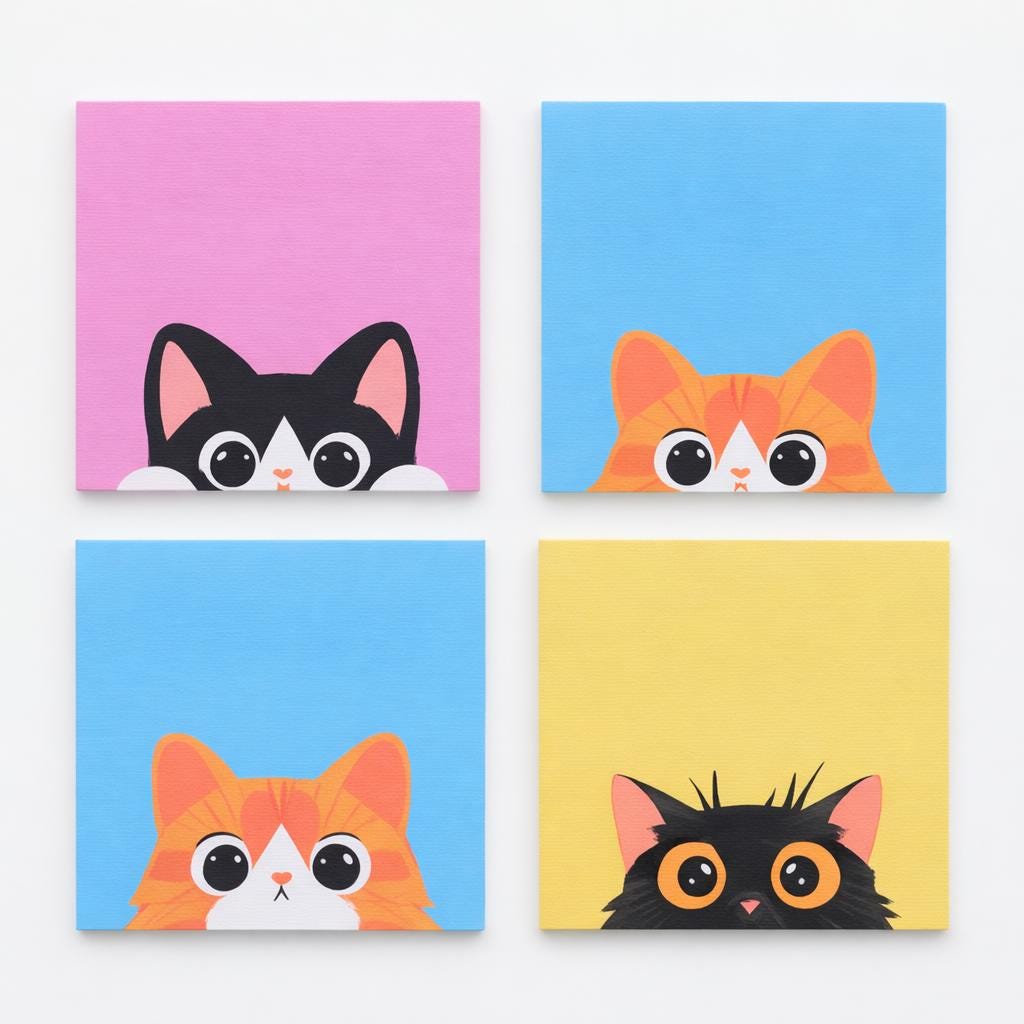 Cute Cat Sticky Notes Set – Kawaii Planner Accessories - Etsy