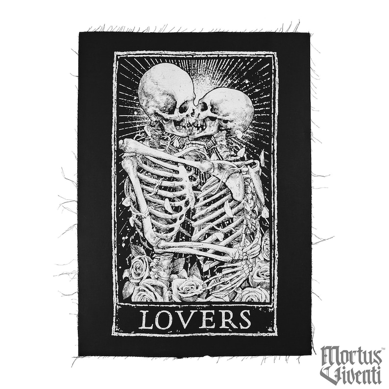 Lovers Tarot Card Large Patch bild 1