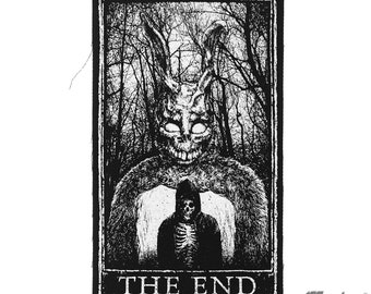 The End Tarot Card Mini Patch