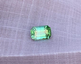 1.95ct bluish green faceted tourmaline