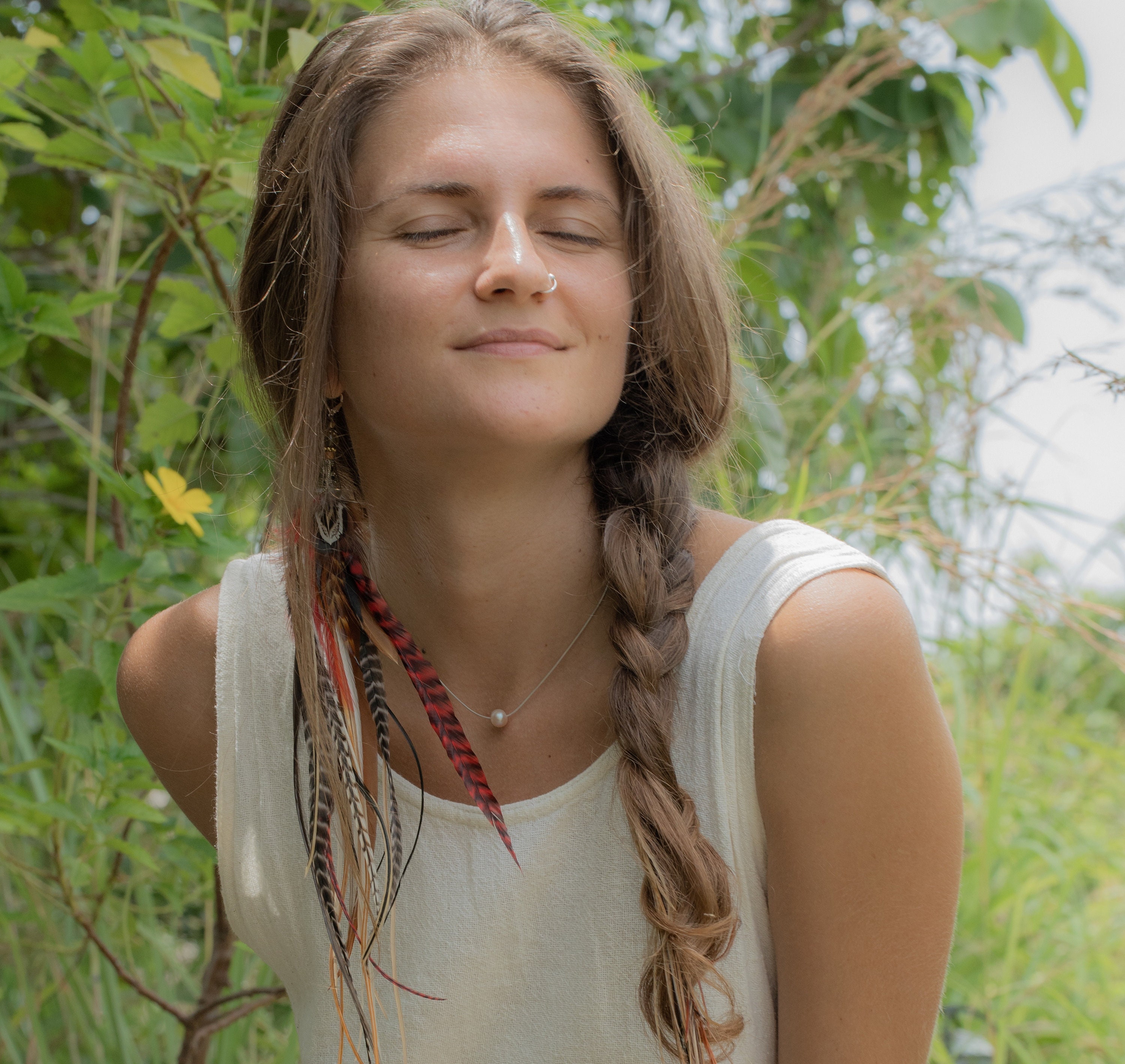 Feather Earring Single Red. Extra Long Feather Earrings. Etsy