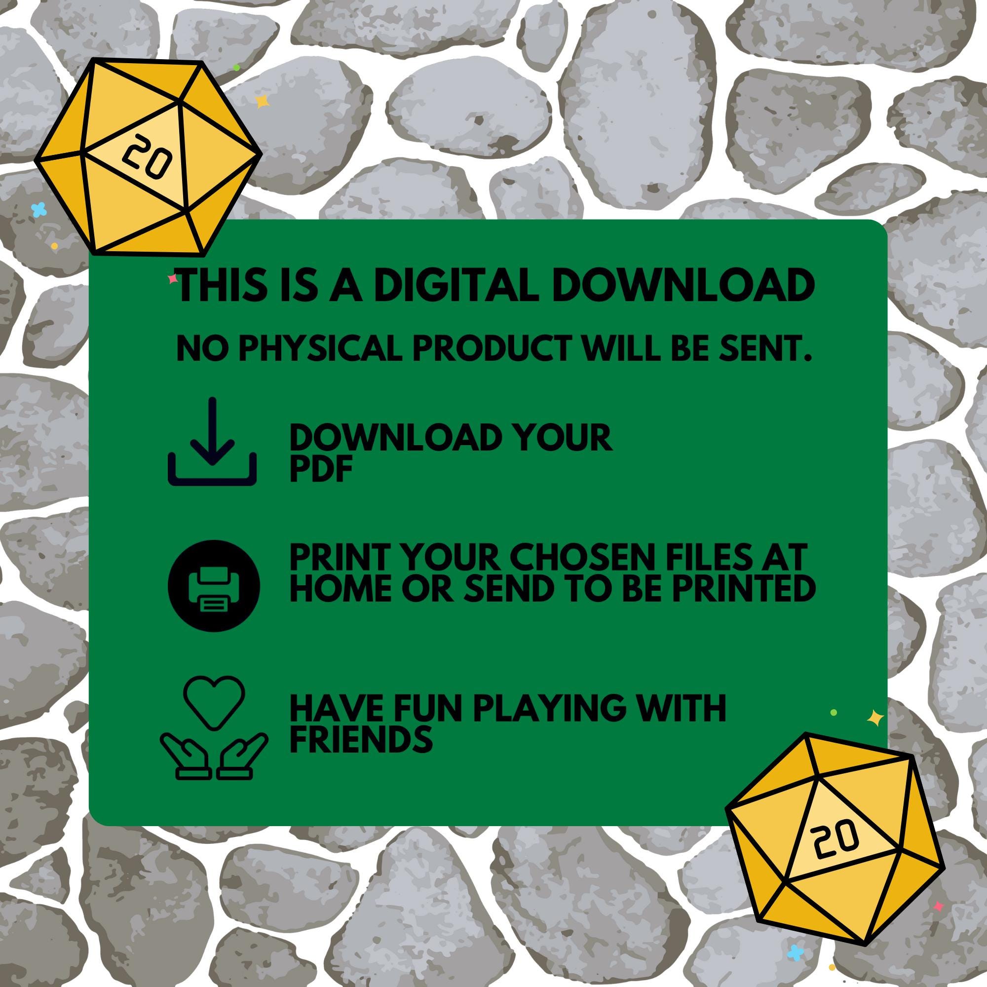 Printable Ranger Character Sheet, RPG Class Theme (PDF) - Etsy