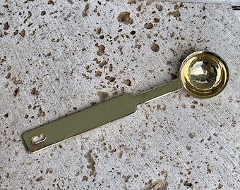 Cuchara para derretir / Sello de lacre / Cuchara de oro / Lacre