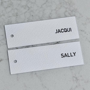 Name Cards Wedding | Place Cards, Table Seating, Place Names | Bridal Shower, Christening, Baptism | Slim Name Place Card Bild 9