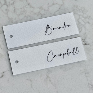 Name Cards Wedding | Place Cards, Table Seating, Place Names | Bridal Shower, Christening, Baptism | Slim Name Place Card Bild 6