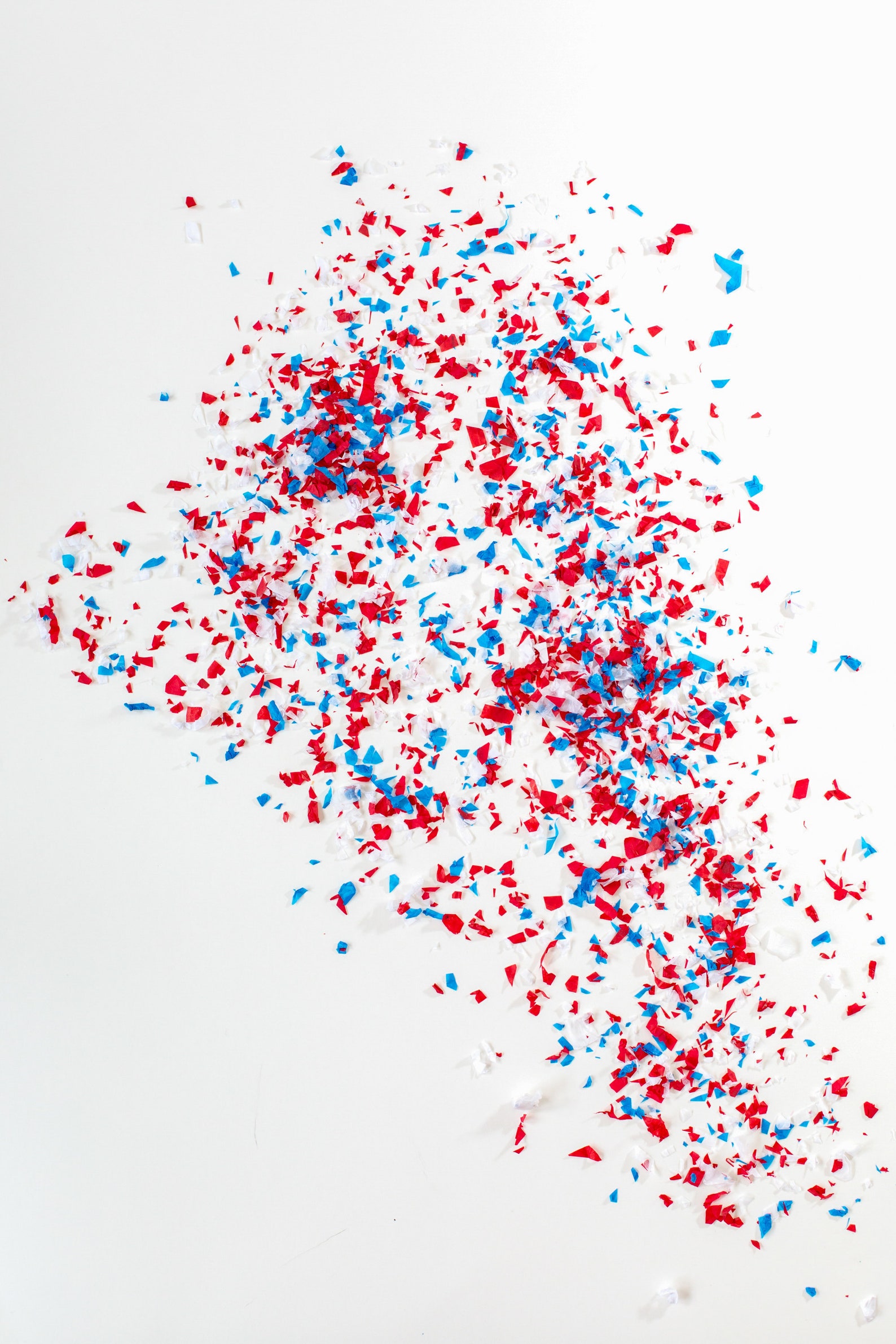 Fourth of July Confetti Poppers Red White and Blue Confetti Etsy