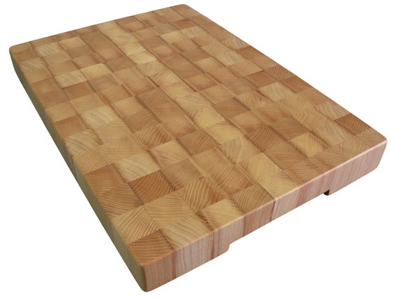 Chopping Board Large Cheese Board Butcher Block Oak Cutting Board End Grain Kitchen Charcuterie Board with Feet Perfect Gift Wooden