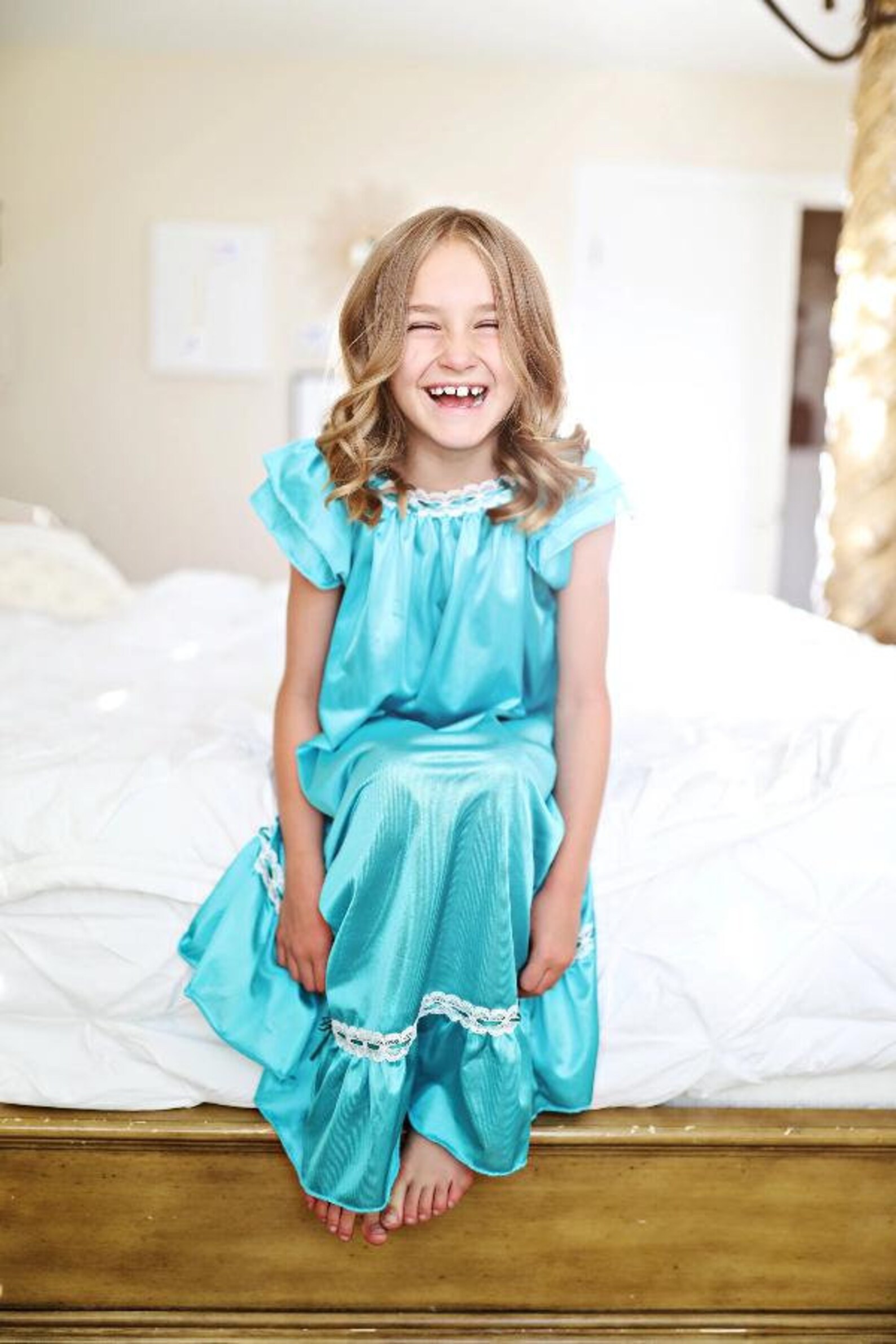 Classic Vintage Night Gowns Tricot Fabric Machine Wash 12 Etsy