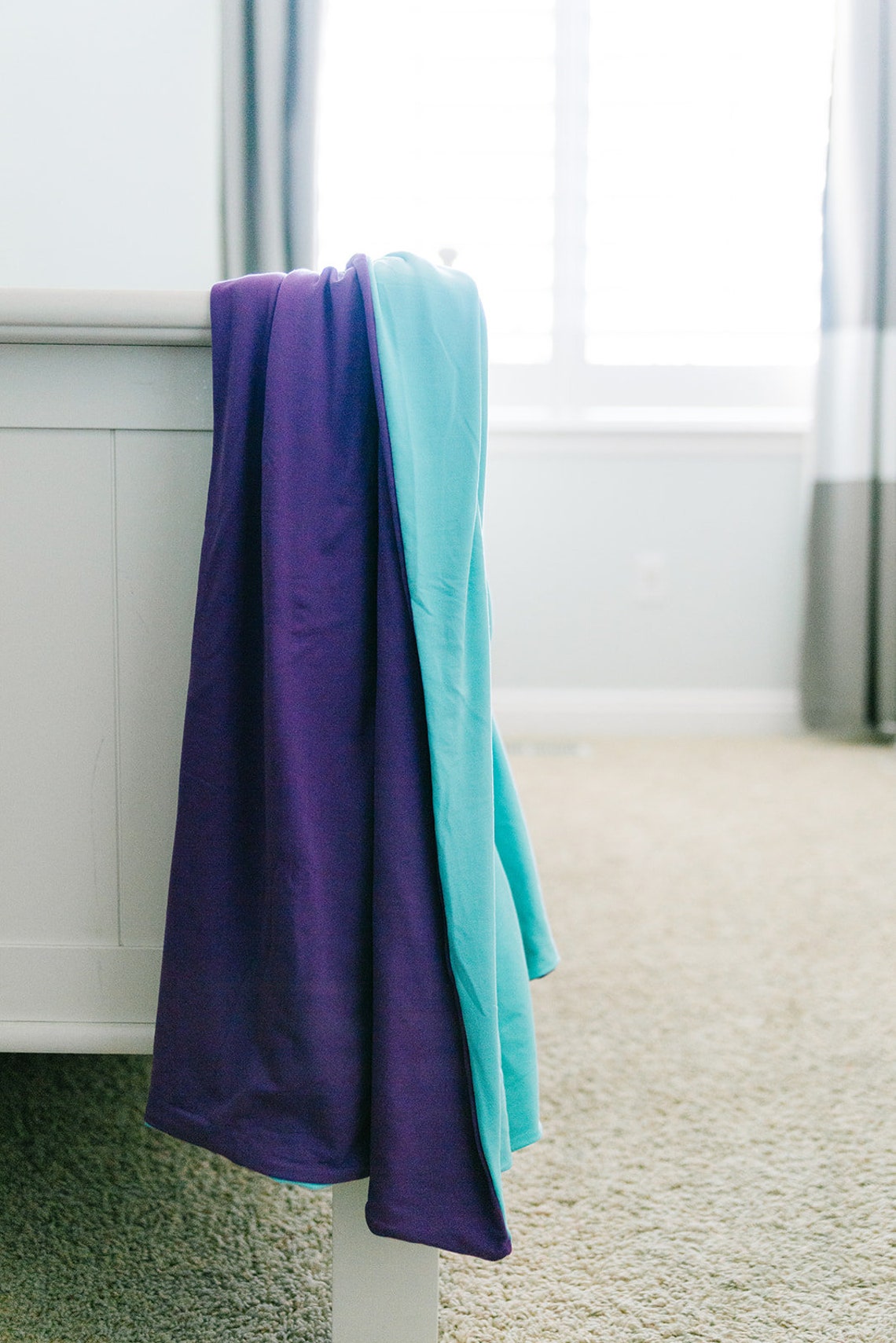 Luxury Snuggle Blankets Reversible Blankets 2 Tone Color Etsy