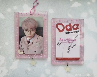 Shinee Jonghyun Acrylic Photocard Holder | Pc Keychain |kpop
