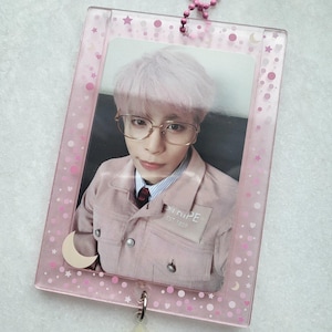 Porte-cartes photo acrylique SHINee Jonghyun | Porte-clés pour ordinateur | Accessoires Kpop