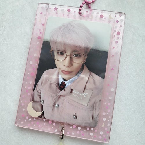 Shinee Jonghyun Acrylic Photocard Holder | Pc Keychain |kpop