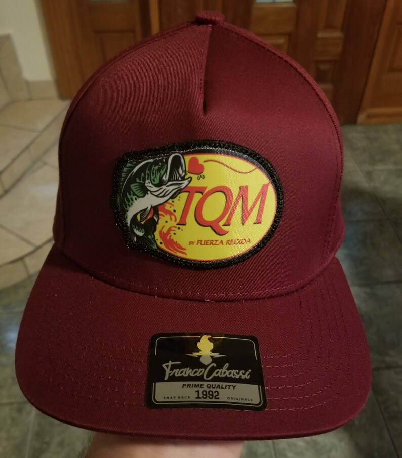 Fuerza Regida Tqm Gorra Del Pescado Gorra Belica Snapback Hat Etsy