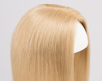 Dark Blonde Mono Top European Human Hair Topper 10 Inches