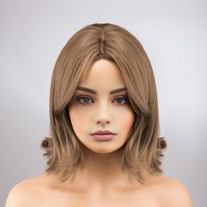 Natural Brown Wavy Wig Milan