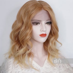 Ombre Golden Blonde Wavy Lace Wig | Lace Front Wig | Her Wig Closet | Alison