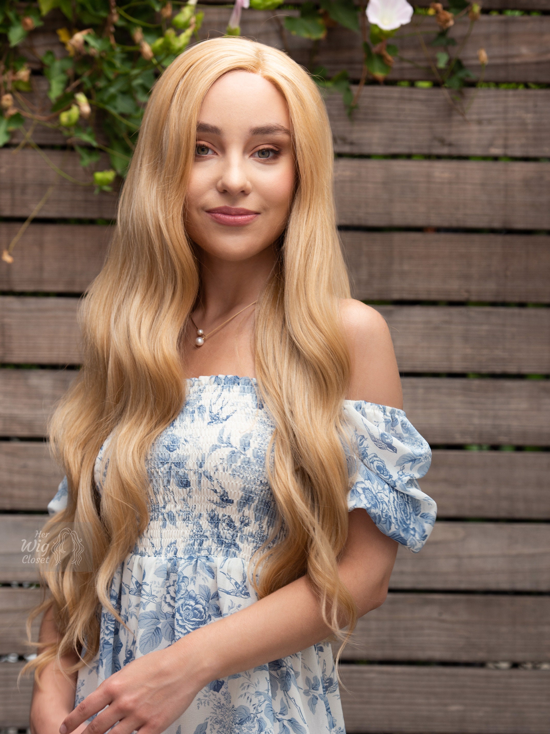 Perruque Headband Longue Ondulée Blonde Cuivrée - Kamelya 24bt613, Neuve Avec étiquettes