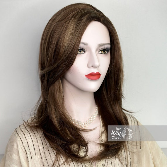Katy  A-line Long Bob Synthetic Lace Front Wig in 2023