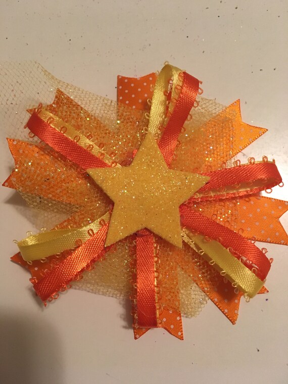 Golden Sunburst Fancy Hair Clip Golden Sunburst Fancy Hair Clip