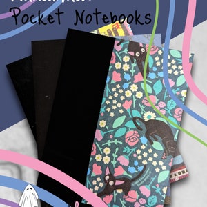 Studio Ghibli // Handmade Pocket Notebook/ Journal ~ Set of 3~ image 8