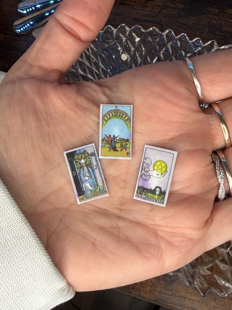Mystic Melts- Mystische Tarot Karte Wax Melt Bild 8