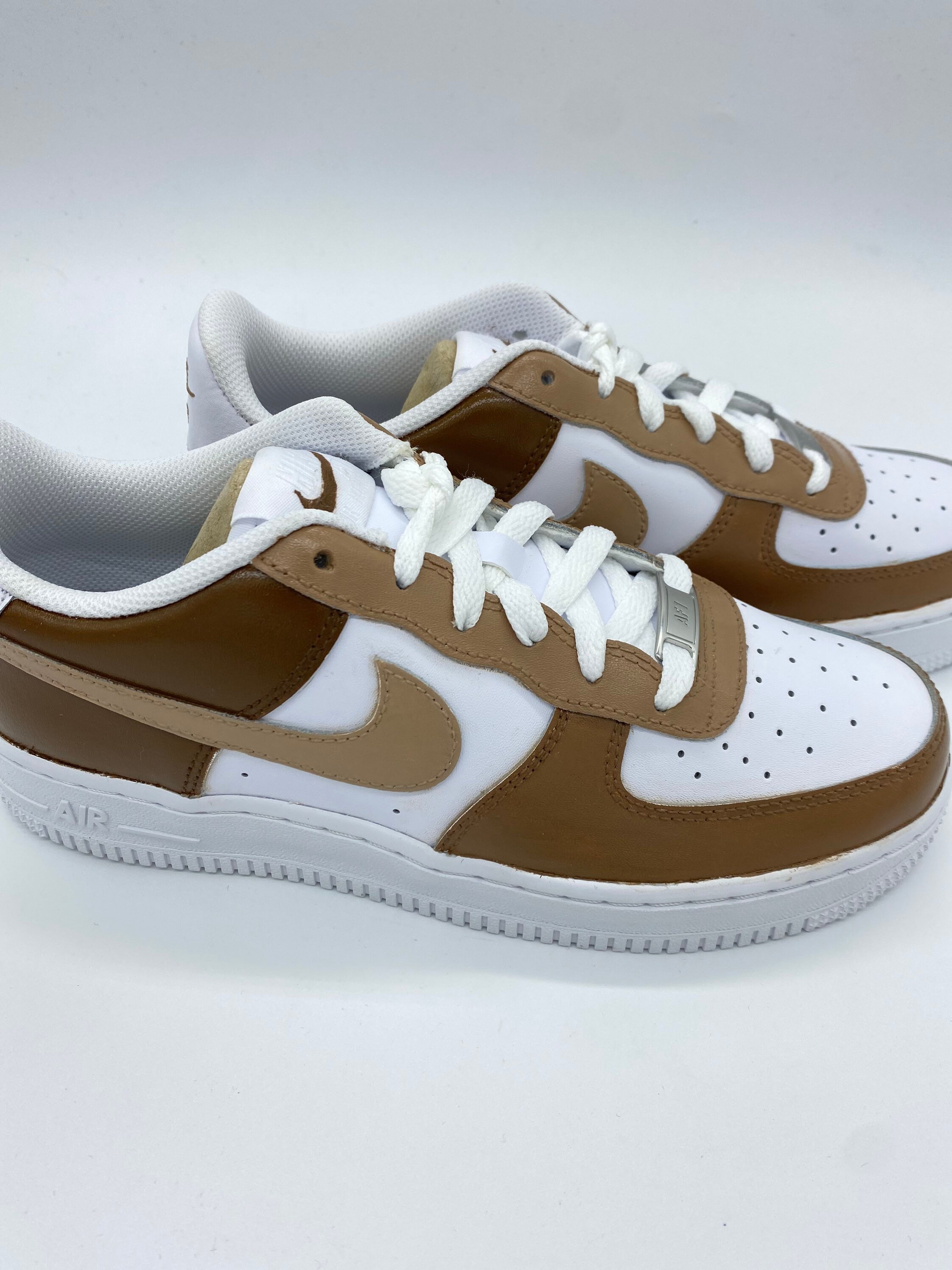 Custom Hand-painted Color Block Nike Air Force 1s | Etsy