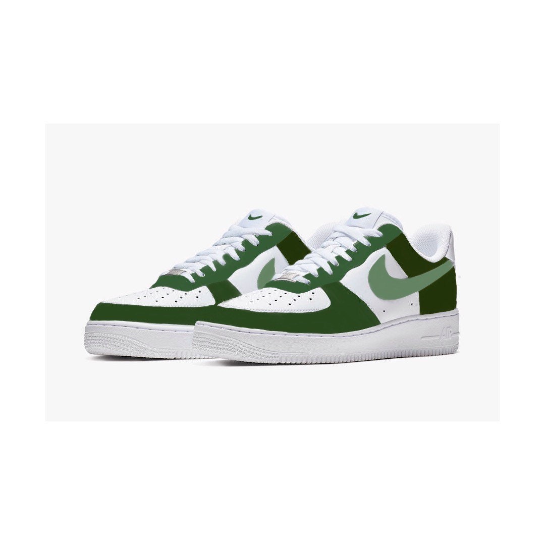 Nike Air Force 1 Low Green Monarch Butterfly Fun Custom Shoes All Sizes Kids