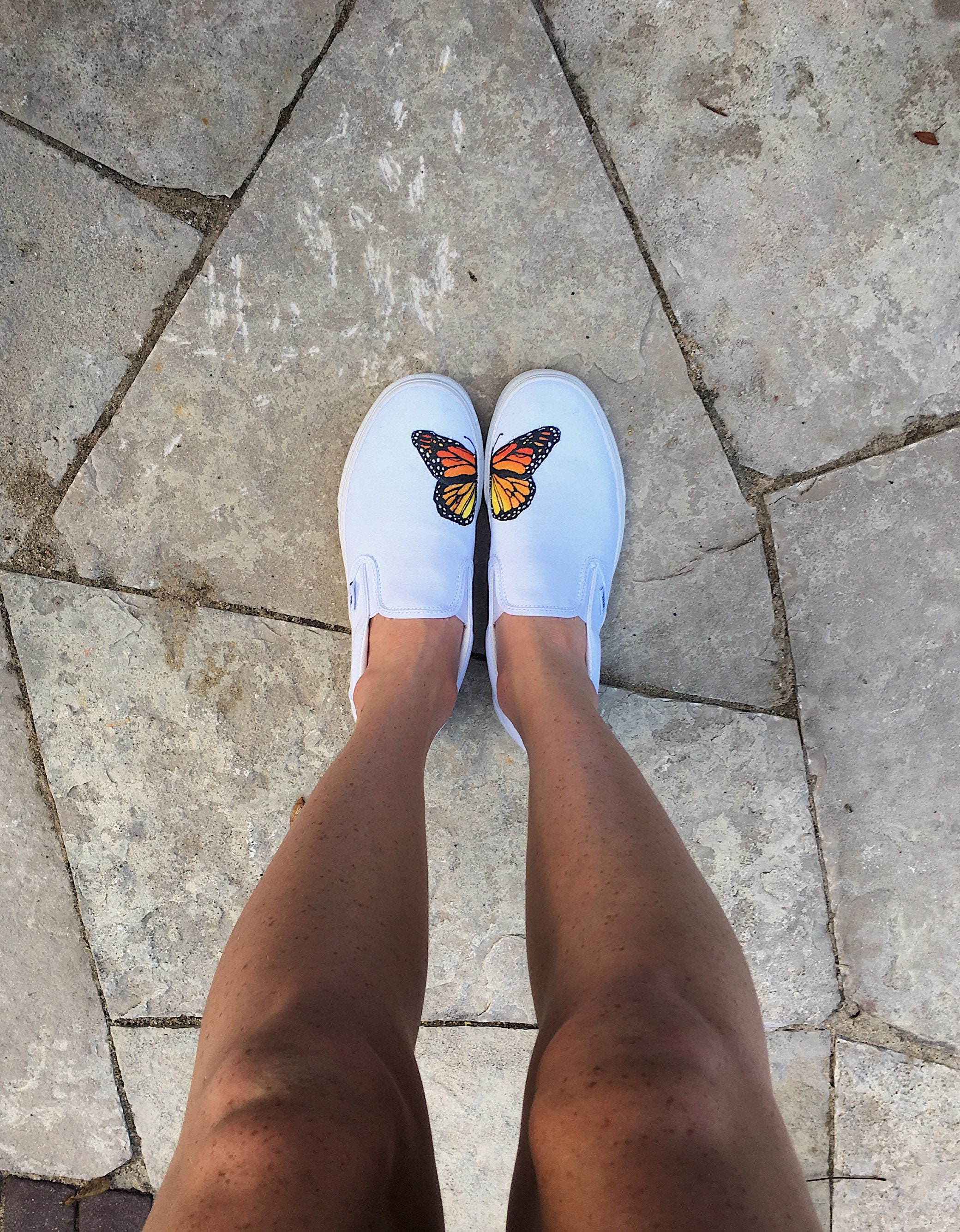 Monarch top butterfly vans
