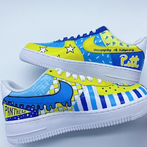 Custom College/university themed, made to order, Nike Air Force 1’s