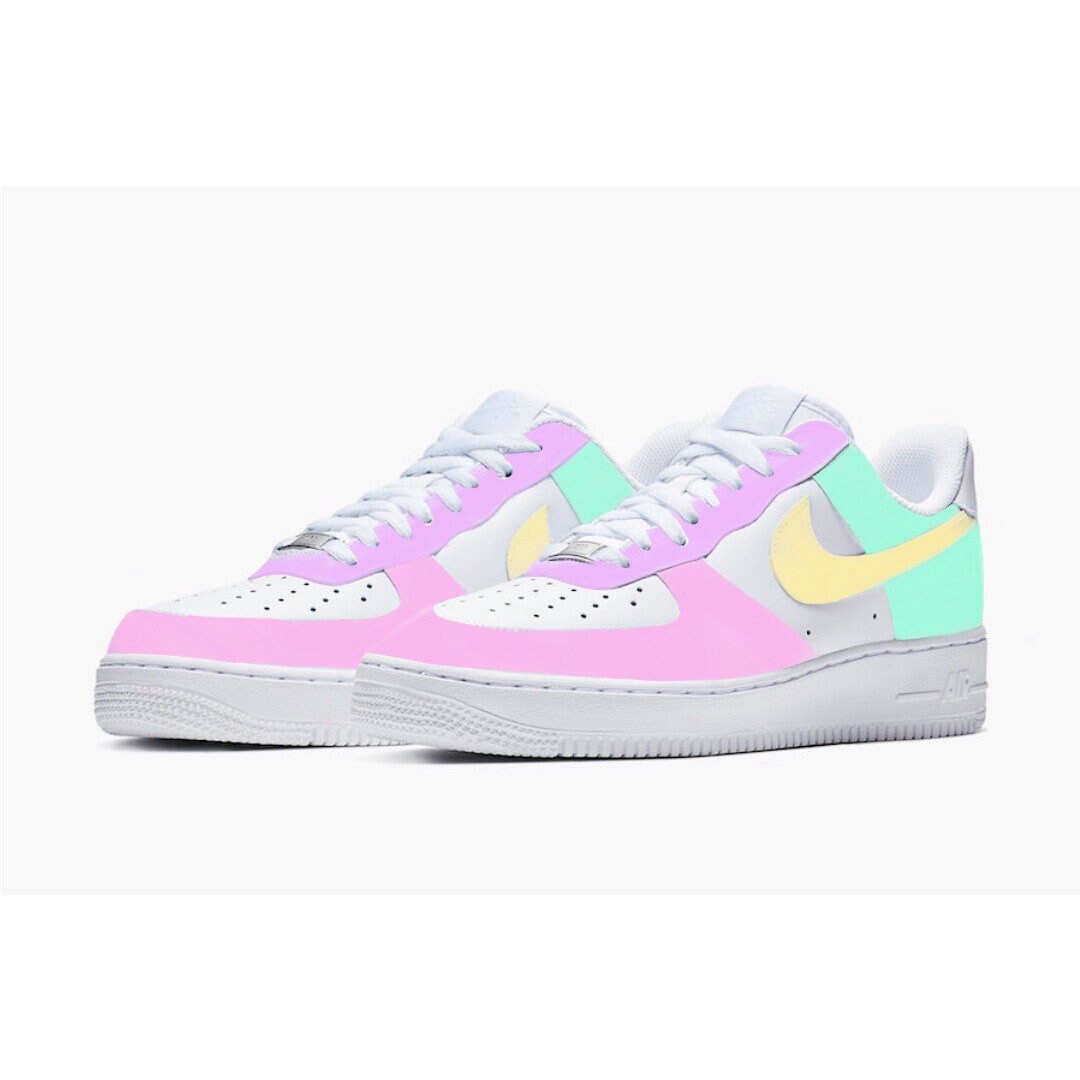 color block nike air force 1