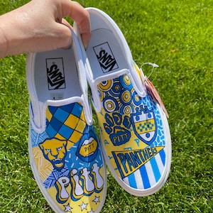 Hand Painted University of Pittsburgh Vans