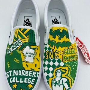 Hand Painted St. Norberts College Vans