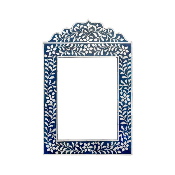 Handmade Camel Bone Inlay Mirror - Jharokha Design - Perfect Home Decor & Gift.Camel bone inlay mirror | handmade frame | Jharokha.