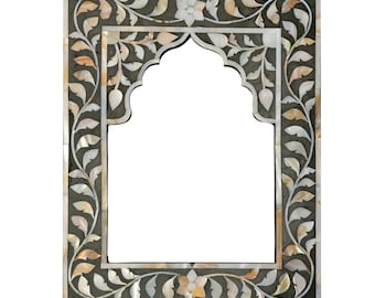 Mother of Pearl Inlay Picture Frame: Handmade Decorative Photo Frame