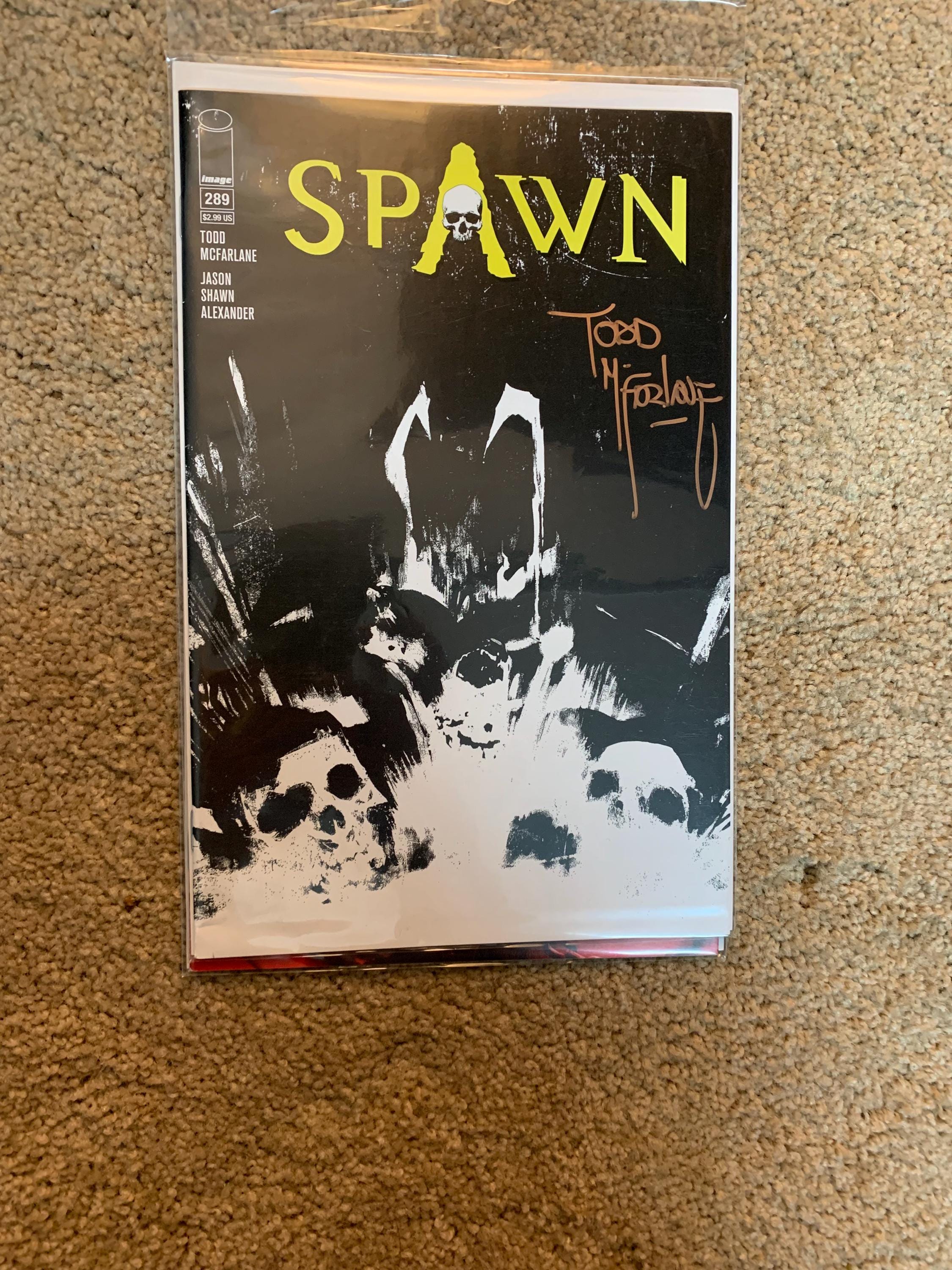 Spawn #289 Variant Todd Mcfarlane Signed Comic Book - Etsy