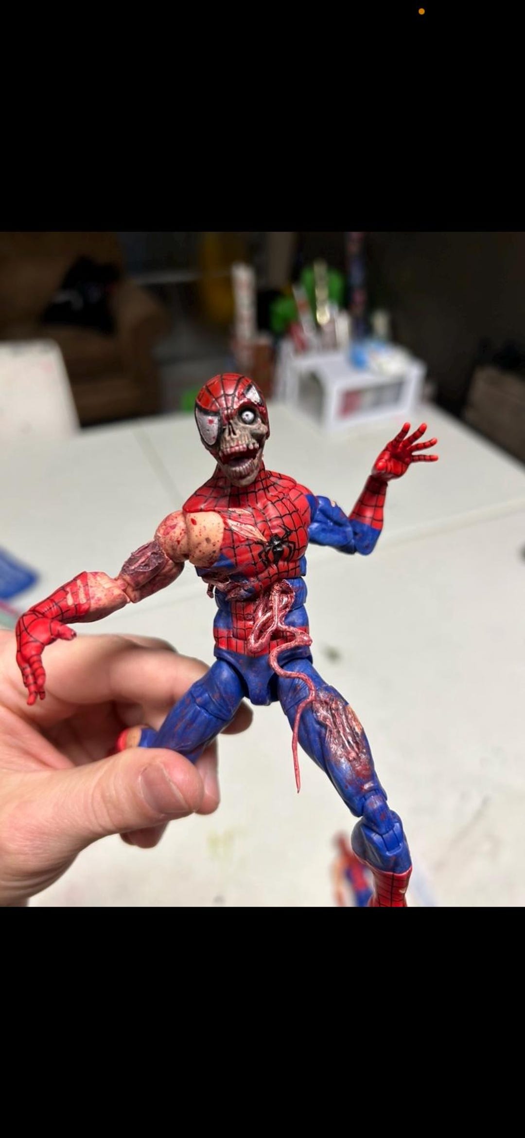 Custom Marvel Legends Zombie Spider Man - Etsy
