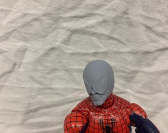 Spiderman half mask head sculpt