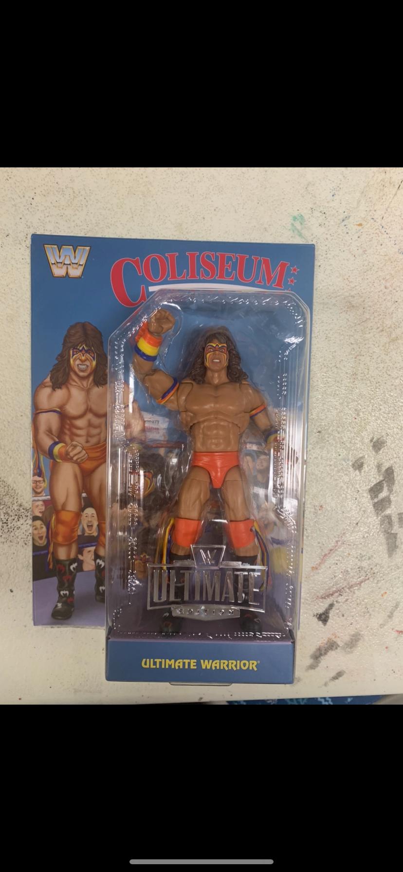 WWE WWF Smackdown Hasbro violet Ultimate Warrior Series 3 Titan Sport