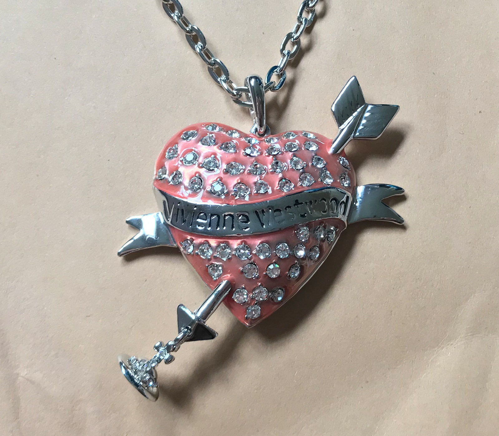 Vivienne Westwood Arrow Heart Necklace 