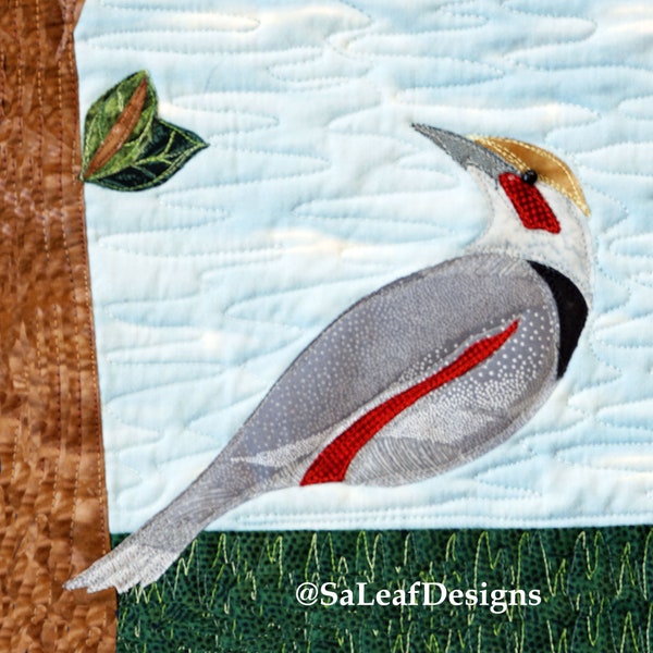 Northern Flicker - Bird Quilt Pattern - Digital Download