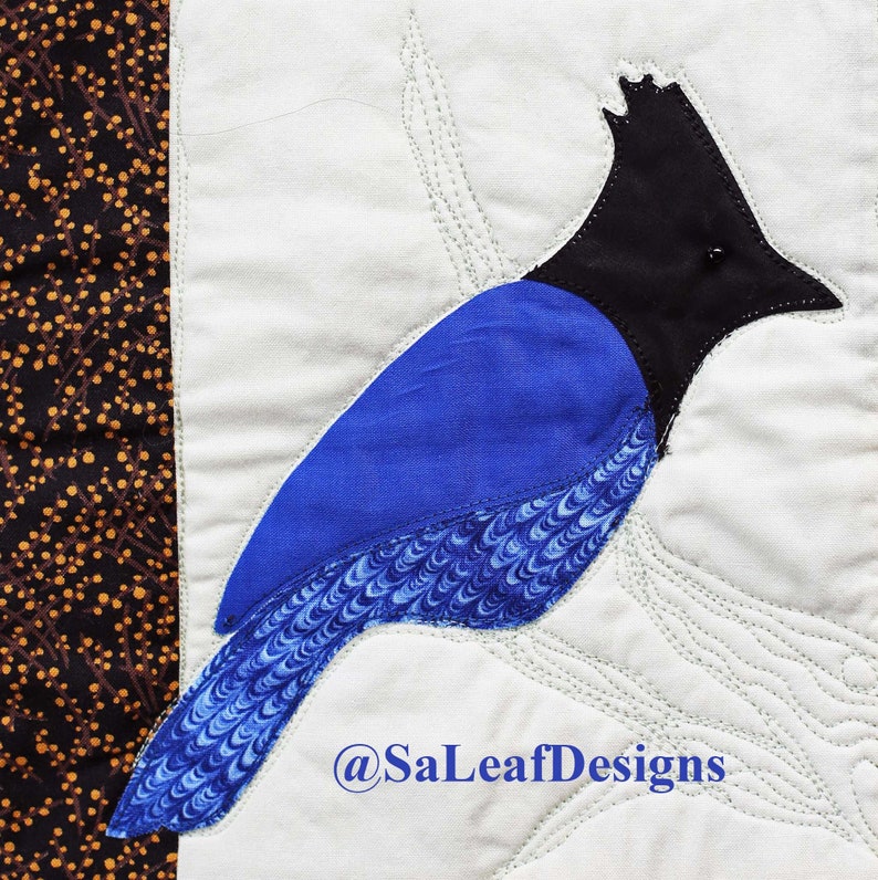 Stellar's Jay Bird Quilt Pattern PDF Digital Download Etsy