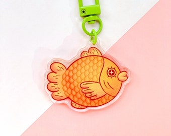 Matcha Taiyaki Acrylic Charm