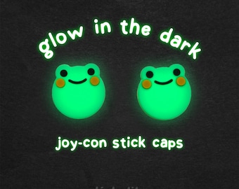 Joy-Con Stick Caps: Sapo que brilha no escuro