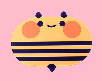 Tappetino per mouse Bumble Bee / Tappetino per mouse antiscivolo carino e kawaii per giochi e ufficio domestico