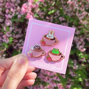 Kawaii Animal Cafe Pin Collection