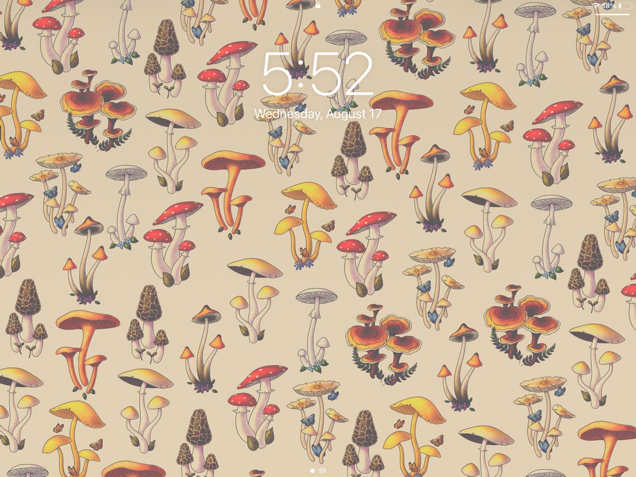 cute wallpaper frog and mushroom｜TikTok Search