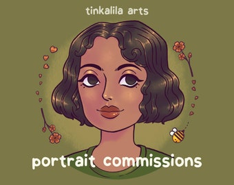 Custom Digital Portrait Commissions by Tinkalila