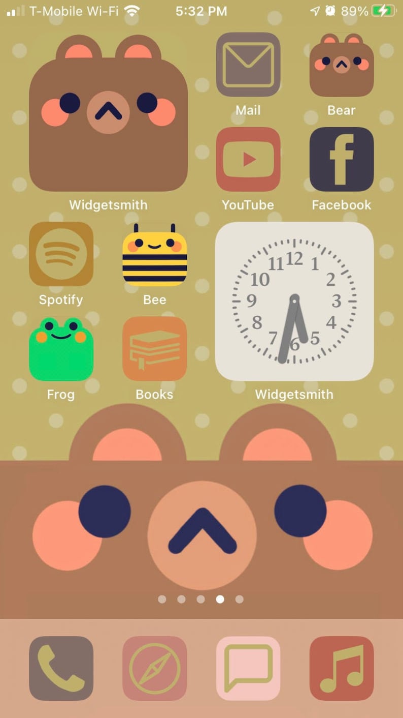 Woodland Creatures iPhone Theme: App Icons and Phone image 1